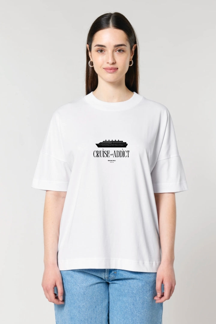 CRUISE ADDICT Oversized Shirt Women's | White