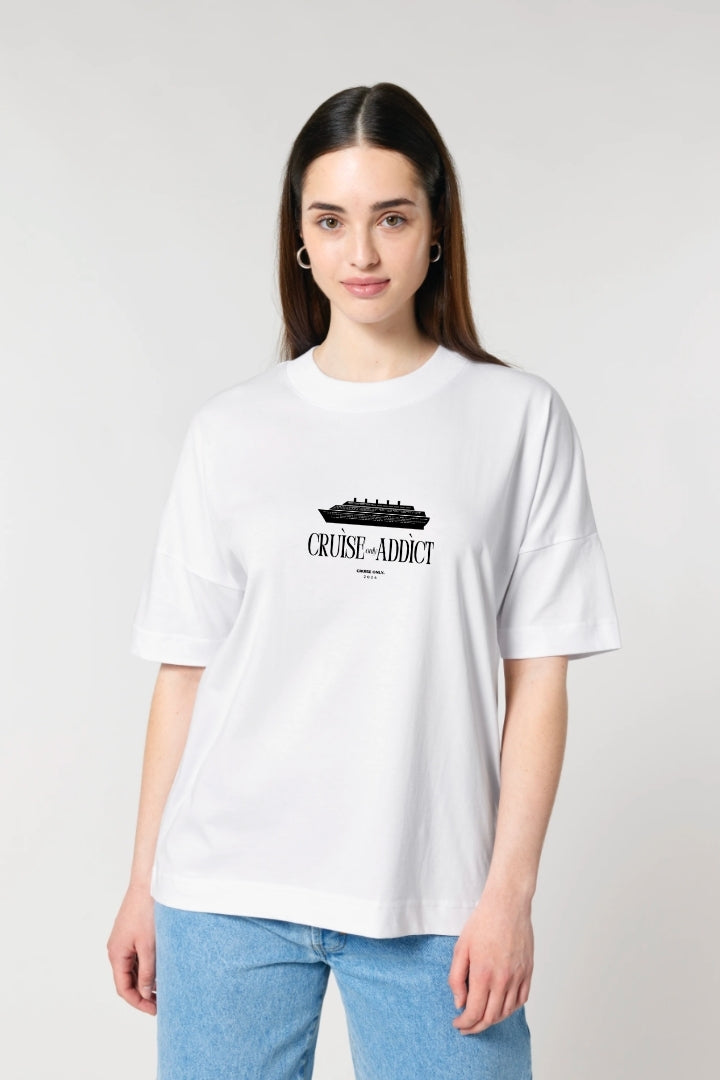 CRUISE ADDICT Oversized Shirt Women's | White