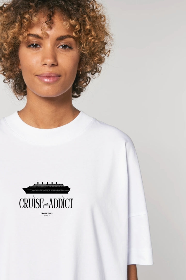 CRUISE ADDICT Oversized Shirt Women's | White