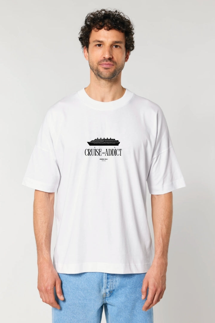 CRUISE ADDICT Oversized Shirt Men's | White