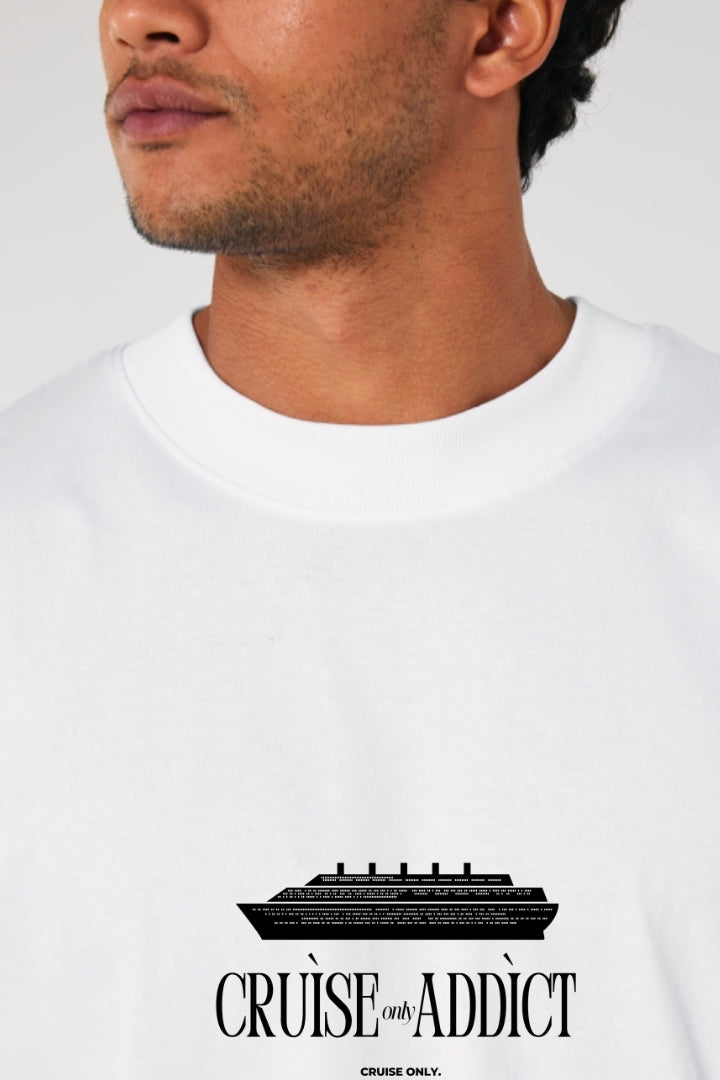 CRUISE ADDICT Oversized Shirt Men's | White