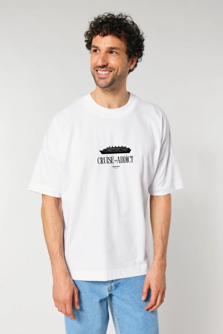 CRUISE ADDICT Oversized Shirt Men's | White