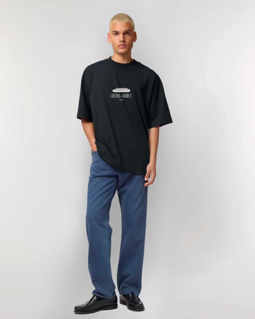 CRUISE ADDICT Oversized Shirt Men's | Black